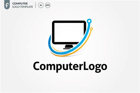 Computer Logo Branding And Logo Templates ~ Creative Market