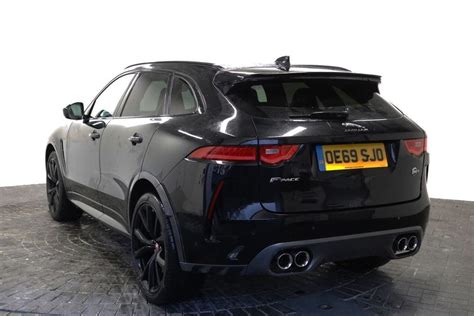 Yulong white, ebony, 5.0l supercharged v8 gas (550hp), automatic, awd. 2019 Jaguar F-Pace SVR For Sale - AAA
