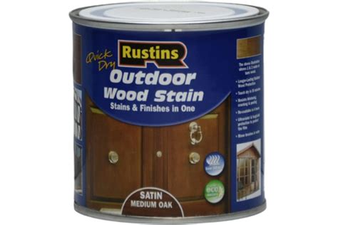 Финишная морилка Rustins Qd Outdoor Wood Stain Medium Oak средний дуб