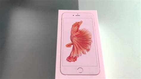 Rose Gold Iphone 6s Plus In Box Youtube