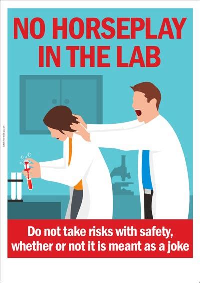 Poster campaign for concordia university's environment and health safety board promoting safe lab behaviour for the science department's graduate students. Chemical Safety Posters | Safety Poster Shop