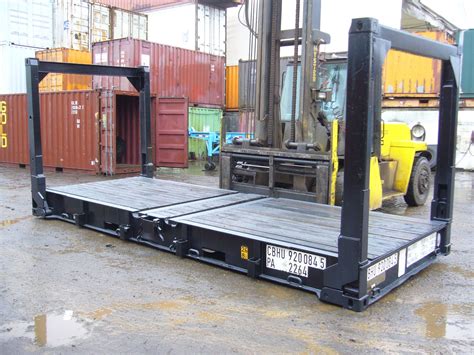 Trs Stocks 20ft Collapsible Iso Flatracks To Transport Oversized Heavy