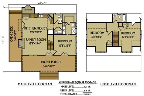 Max Fulbright House Plans Small 3 Bedroom Lake Cabin With Open And