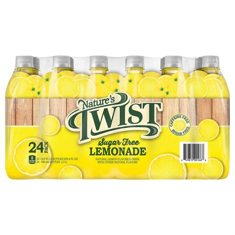 Buy Natures Twistsugar Free Lemonade 24 Pack 4056 Fl Oz Pack Of 24