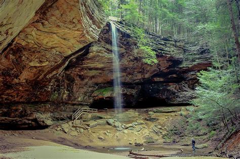 Ash Cave Hocking Hills Ohio By Jack R Perry State