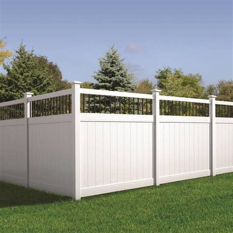 Outdoor Essentials Pro Lakewood 6 Ft H X 6 Ft W White Vinyl Baluster