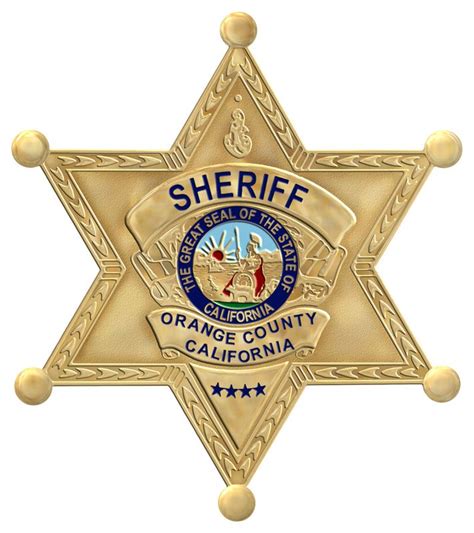 Orange County California Sheriffs Office Badge Vinyl Decal Etsy