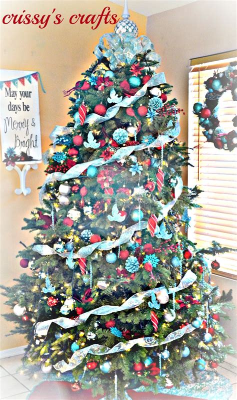 Collection by connie shrum • last updated 8 weeks ago. Crissy's Crafts: Aqua and Red Christmas Tree