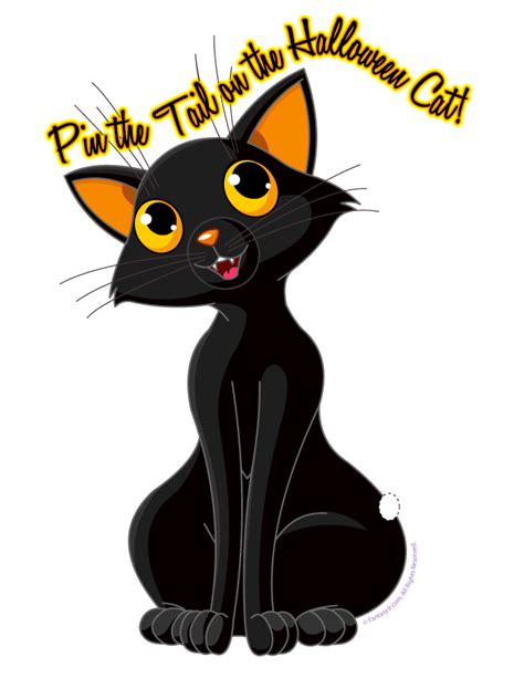 Printable Pin The Tail Halloween Games Pin The Tail On