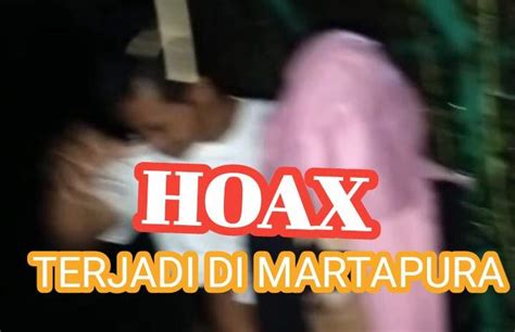 Kabar Hoax Ada Perbuatan Mesum Di Rth Di Kota Martapura Kantor Berita Kalimantan