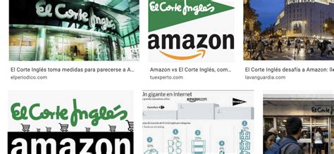 El Corte Inglés Vs Amazon España Lo Compras