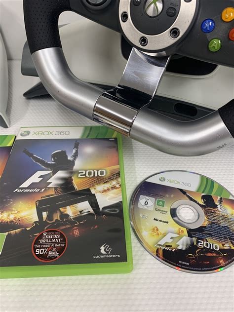 Official Xbox 360 Force Feedback Steering Wheel Games Ebay
