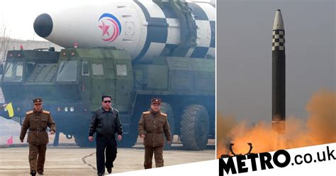 North Korea Kim Jong Un Oversees Ballistic Missile Launch Metro News