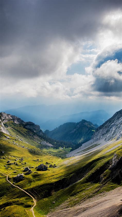 Mount Pilatus Switzerland Mountains Clouds Iphone X 876543gs