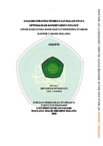 بڠک رعيت) was established on 28 september 1954 under ordinance cooperation's act 1948, regulated by bank negara malaysia (bnm) under development financial institutions act. Analisis strategi pembiayaan dalam upaya optimalisasi ...