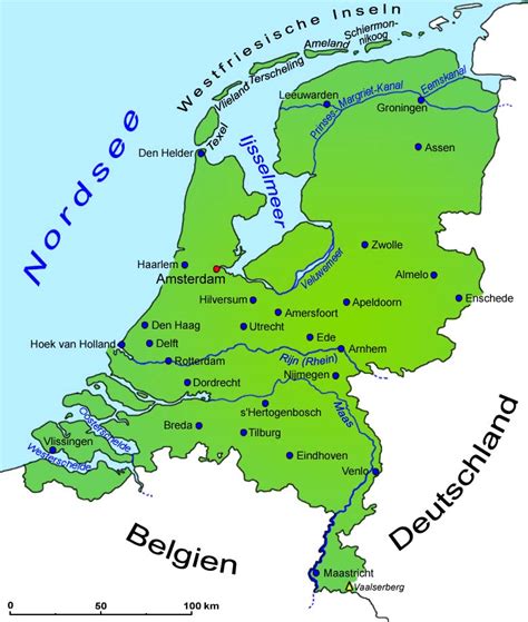Landkarte Niederlande L Nder Niederlande Goruma