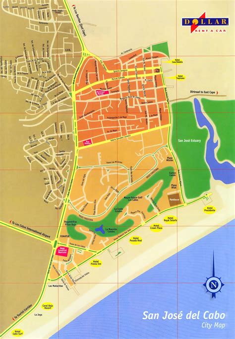 Large San Jose Del Cabo Maps For Free Download And Print High