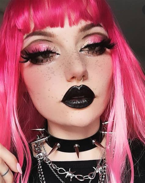 Pin By Kittykvne On Halloween Fun Punk Makeup Rave Makeup Alternative Makeup