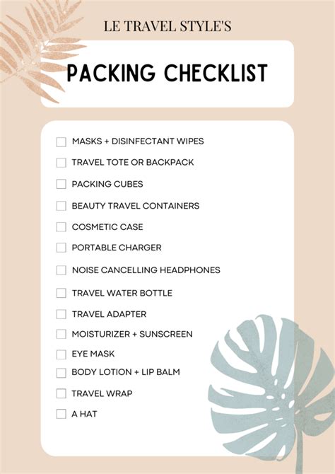 International Travel Packing Checklist Estudioespositoymiguel Com Ar