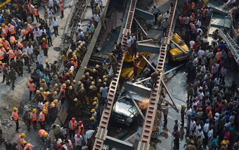 Deadly Overpass Collapse In Kolkata India