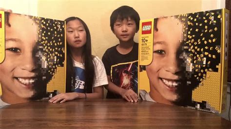 Lego Portraits Part Building Our Personalized Mosaic Portrait Youtube