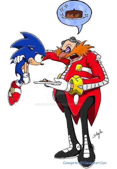 Eggman And Sonic Digitalart By S Concept On Deviantart