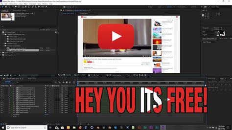 Browse over thousands of templates that are compatible with after effects, premiere pro, photoshop, sony vegas, cinema 4d, blender, final cut pro, filmora, panzoid, avee player, kinemaster, no software English Fully Automated Youtube Player | Adobe After ...