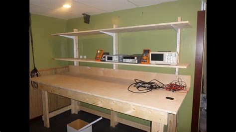 Maybe you would like to learn more about one of these? DIY LAB Bench with Shelves pt2 The Shelves - YouTube