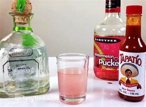 Check spelling or type a new query. Mexican Candy Shot! 1/2 oz. Tequila 1 oz. Watermelon ...