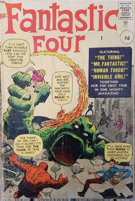 Fantastic Four Comic Book 1 Values And Price Guide Comics