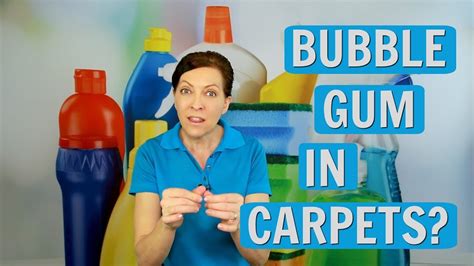 You should be able to pick up most of it with your fingers. How to Get Bubble Gum Out of Carpet and Hair - YouTube