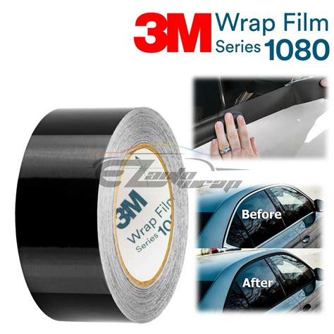 3m 1080 Glossy Black Vinyl Wrap Kit For Black Out Chrome Delete Window