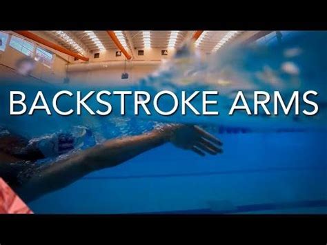 Backstroke swimming technique | Arms | Part 2 | How to ...