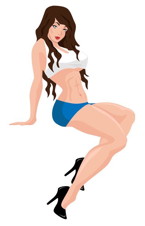 Sexy Woman Vector Illustration Download Free Vectors Clipart