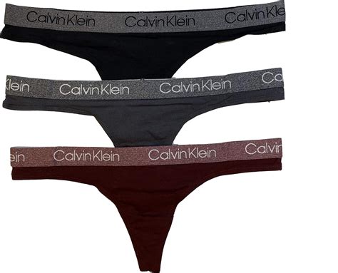 Calvin Klein Women S Thongs 3 Pack Clothing
