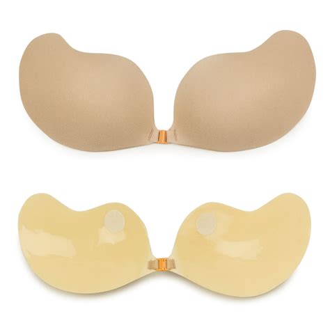 SAYFUT SAYFUT Push Up Bra Wing Shape Gel Strapless Reusable Bras