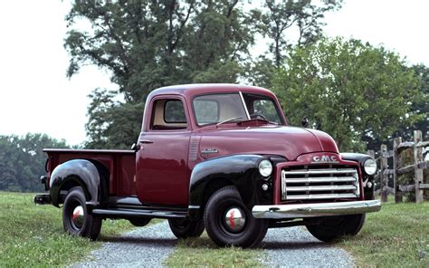 Wallpaper Gmc Truck Classic 1950 Land Vehicle Automotive