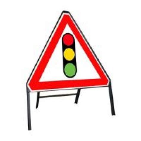750mm Traffic Signals Ahead Sign Manchester Safety Services