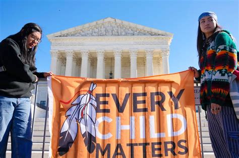 Supreme Court Hears Challenge To Law On American Indian Adoptions Wsj