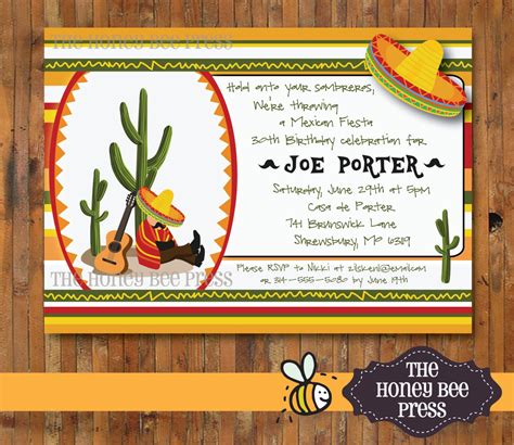 Fiesta Invitations Invitation Design Blog