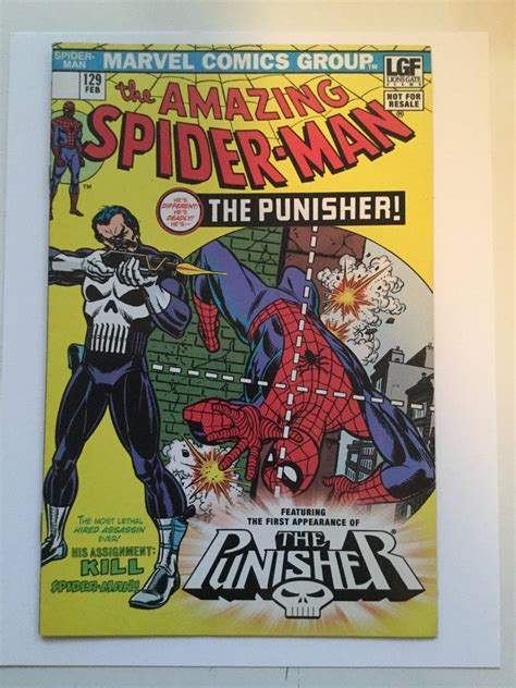 Amazing Spider Manpunisher Rare Reprint Comic Book Spiderman Comic