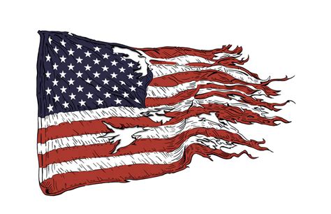 Ripped American Flag Vector About Flag Collections