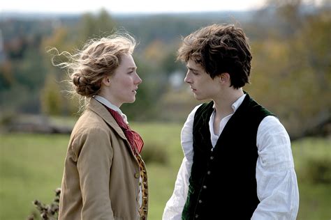 Saoirse Ronan And Timothée Chalamet In Columbia Pictures Little Women