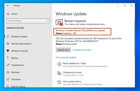 Windows 11 Via Windows Update