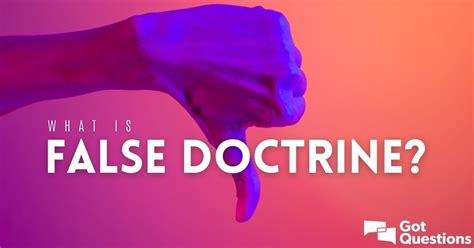 What Is False Doctrine