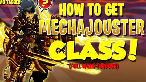 Aqw How To Get Mechajouster Class Full Walk Through Ac Tagged