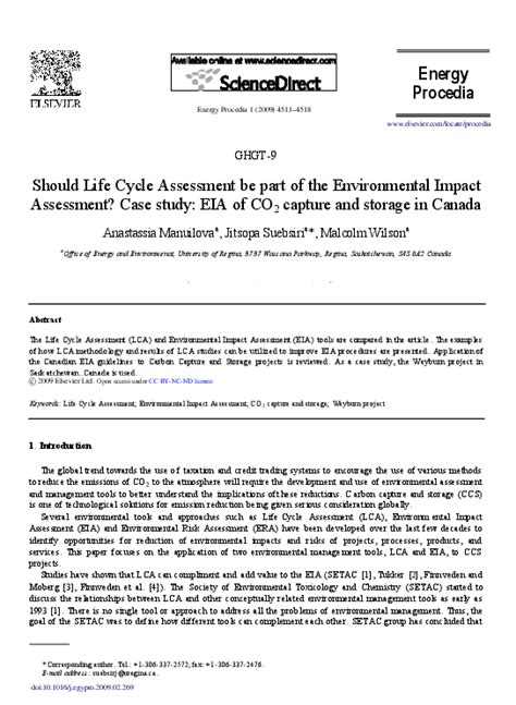 This scholarship aims to support malaysian government's effort to attract, motivate and retain talented. (PDF) Should Life Cycle Assessment be part of the ...
