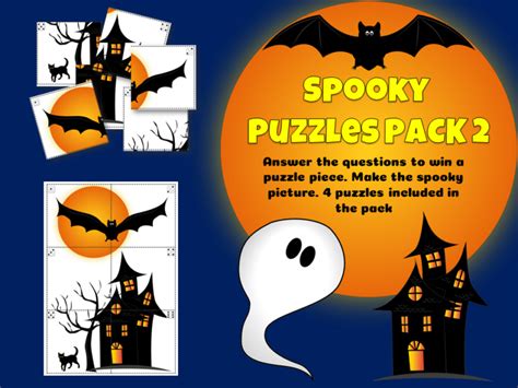 Halloween Spooky Puzzles Elsa Support For Emotional Literacy