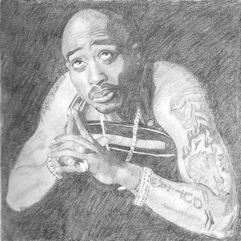 Tupac Pencil Drawing By Leanne 27 On Deviantart