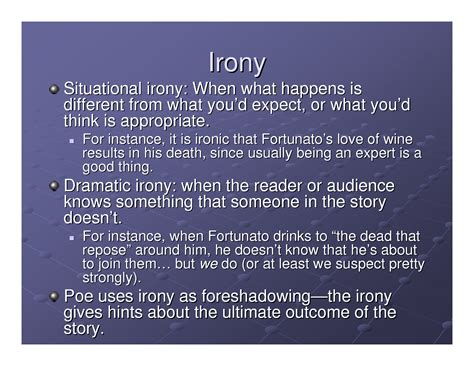 Situational Irony Examples In Movies